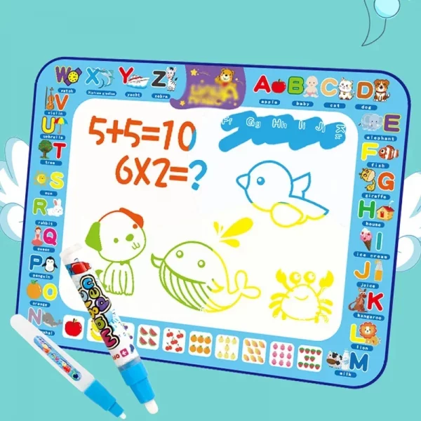 2023 New Arrivals Magic Water Drawing Mat with Fluorescent Pens - Image 4