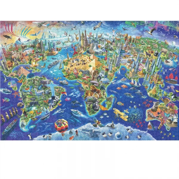 75*50cm Adult 1000 Pieces Jigsaw Puzzle - Image 3