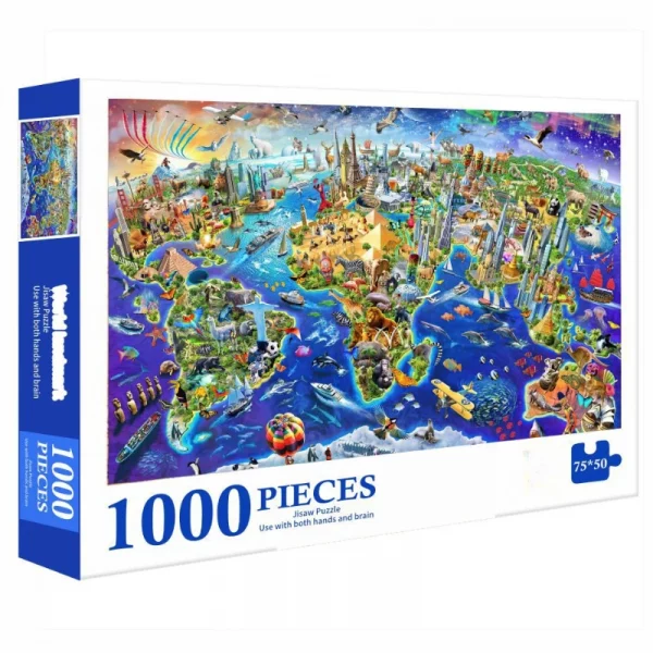 75*50cm Adult 1000 Pieces Jigsaw Puzzle