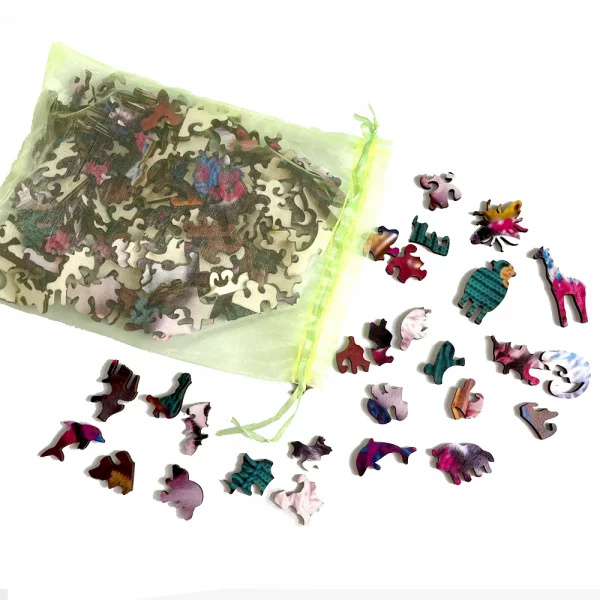 Beautiful Hummingbird Wooden Puzzle - Image 3