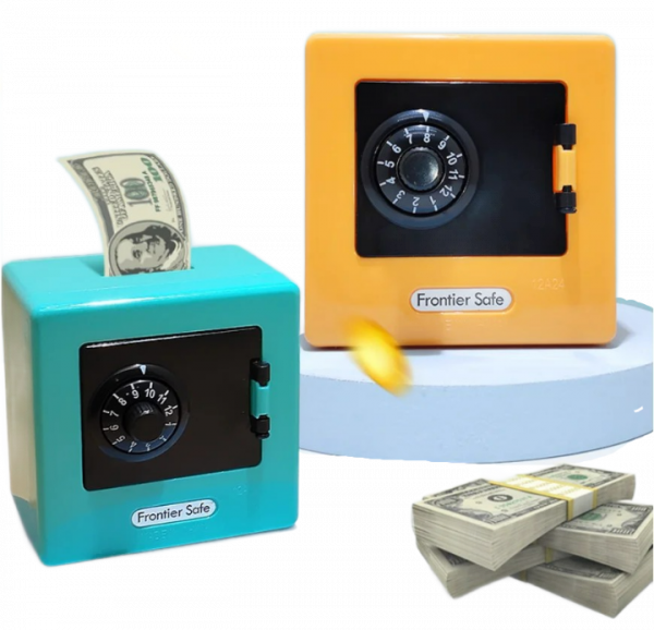 Cartoon ATM Mini Safe Piggy Deposit Bank