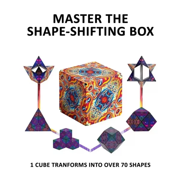 Geometric Variable Magnetic Cube Anti-Stress - Image 3