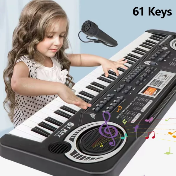 Kids Electronic Piano Keyboard 61 Keys