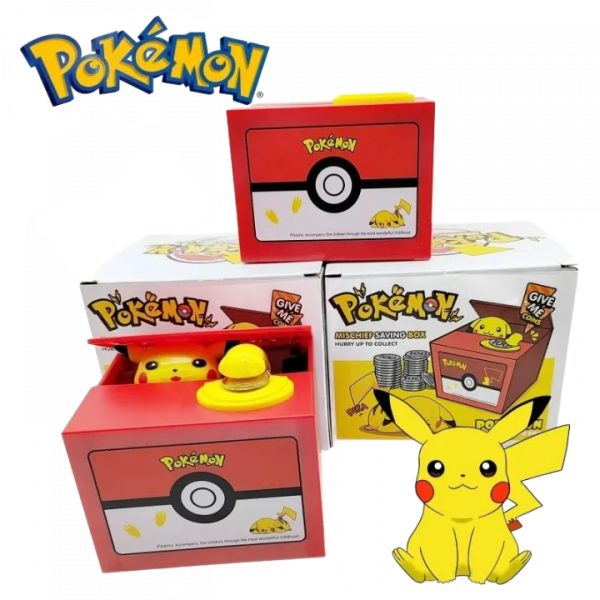 Pokemon Piggy Bank Action Figure