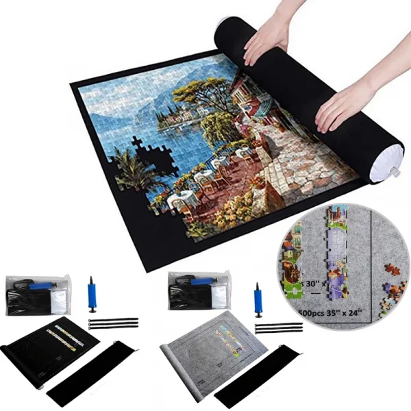 Puzzles Pad Jigsaw Roll Felt Mat